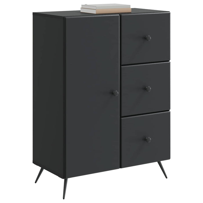 Bufet cu sertar Negru 66 x 34,5 x 90 cm Lemn prelucrat - WALTI WALTI