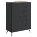Bufet cu sertar Negru 66 x 34,5 x 90 cm Lemn prelucrat - WALTI WALTI