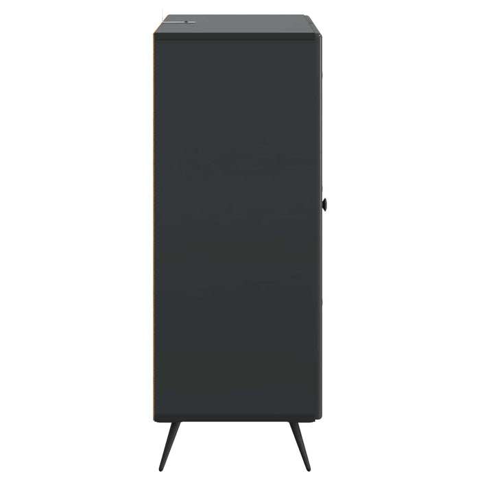 Bufet cu sertar Negru 66 x 34,5 x 90 cm Lemn prelucrat - WALTI WALTI
