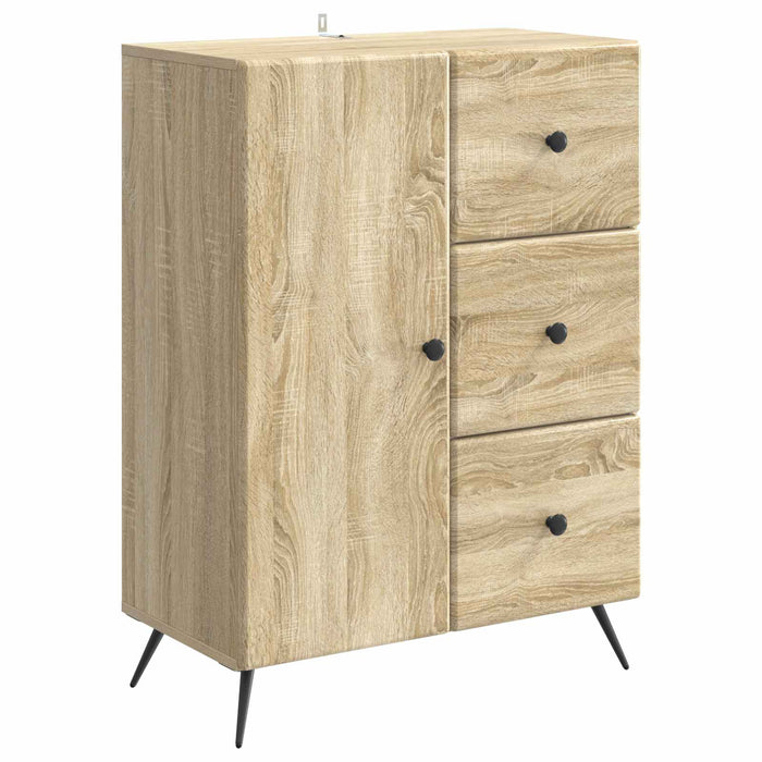 Bufet cu sertar Stejar Sonoma 66 x 34,5 x 90 cm Lemn prelucrat - WALTI WALTI