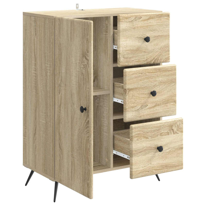 Bufet cu sertar Stejar Sonoma 66 x 34,5 x 90 cm Lemn prelucrat - WALTI WALTI