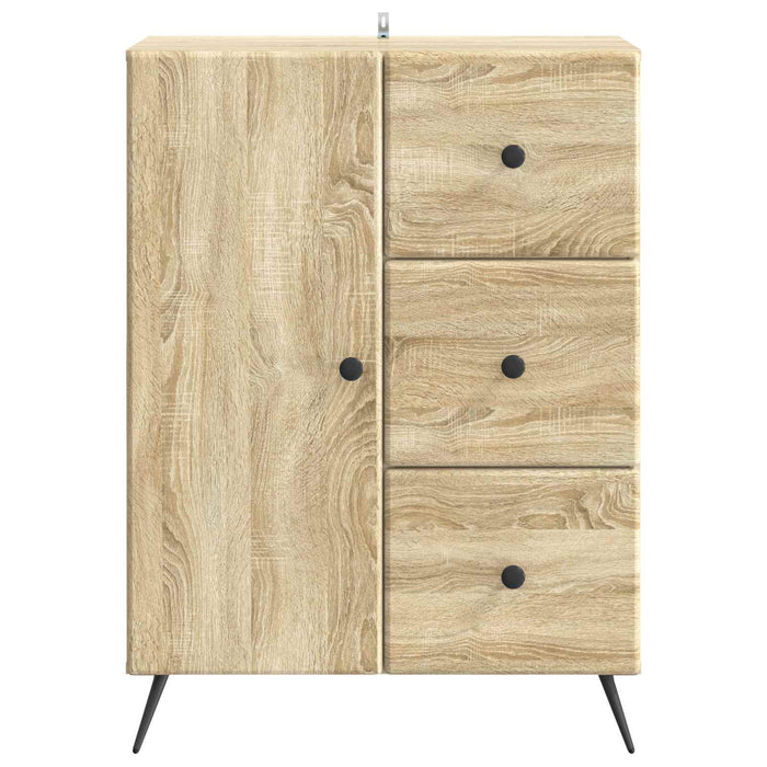 Bufet cu sertar Stejar Sonoma 66 x 34,5 x 90 cm Lemn prelucrat - WALTI WALTI