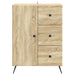 Bufet cu sertar Stejar Sonoma 66 x 34,5 x 90 cm Lemn prelucrat - WALTI WALTI