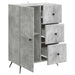 Bufet cu sertar Gri Beton 66 x 34,5 x 90 cm Lemn prelucrat - WALTI WALTI