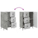 Bufet cu sertar Gri Beton 66 x 34,5 x 90 cm Lemn prelucrat - WALTI WALTI