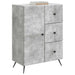 Bufet cu sertar Gri Beton 66 x 34,5 x 90 cm Lemn prelucrat - WALTI WALTI
