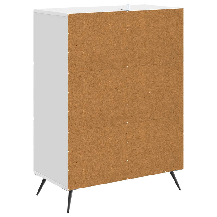 Bufet Alb foarte lucios 66 x 34,5 x 90 cm Lemn prelucrat - WALTI WALTI