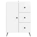 Bufet Alb foarte lucios 66 x 34,5 x 90 cm Lemn prelucrat - WALTI WALTI