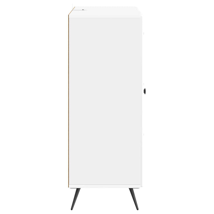 Bufet Alb foarte lucios 66 x 34,5 x 90 cm Lemn prelucrat - WALTI WALTI