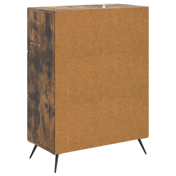 Bufet cu sertar Stejar fumuriu 66 x 34,5 x 90 cm Lemn prelucrat - WALTI WALTI