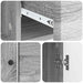 Bufet cu sertar Sonoma gri 66 x 34,5 x 90 cm Lemn prelucrat - WALTI WALTI