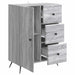 Bufet cu sertar Sonoma gri 66 x 34,5 x 90 cm Lemn prelucrat - WALTI WALTI