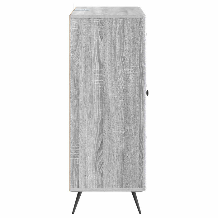 Bufet cu sertar Sonoma gri 66 x 34,5 x 90 cm Lemn prelucrat - WALTI WALTI