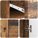 Bufet cu sertar Lemn vechi 66 x 34,5 x 90 cm Lemn prelucrat - WALTI WALTI