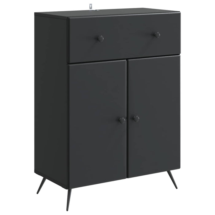Bufet cu sertar Negru 66 x 34,5 x 90 cm Lemn prelucrat - WALTI WALTI