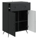 Bufet cu sertar Negru 66 x 34,5 x 90 cm Lemn prelucrat - WALTI WALTI