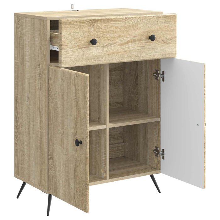 Bufet cu sertar Stejar Sonoma 66 x 34,5 x 90 cm Lemn prelucrat - WALTI WALTI