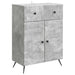 Bufet cu sertar Gri Beton 66 x 34,5 x 90 cm Lemn prelucrat - WALTI WALTI