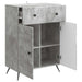 Bufet cu sertar Gri Beton 66 x 34,5 x 90 cm Lemn prelucrat - WALTI WALTI