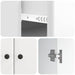 Bufet Alb foarte lucios 66 x 34,5 x 90 cm Lemn prelucrat - WALTI WALTI
