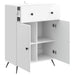 Bufet Alb foarte lucios 66 x 34,5 x 90 cm Lemn prelucrat - WALTI WALTI