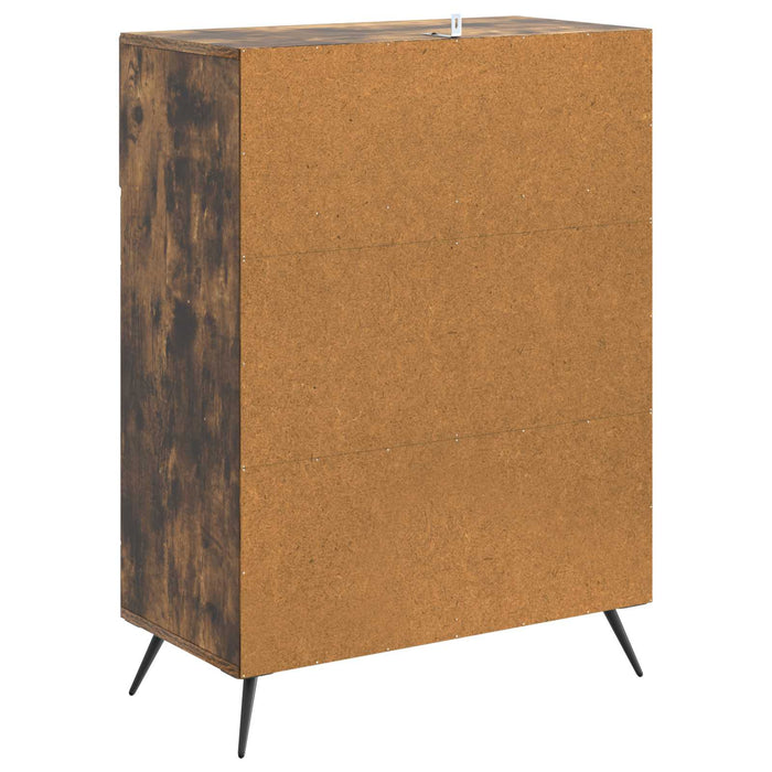Bufet cu sertar Stejar fumuriu 66 x 34,5 x 90 cm Lemn prelucrat - WALTI WALTI