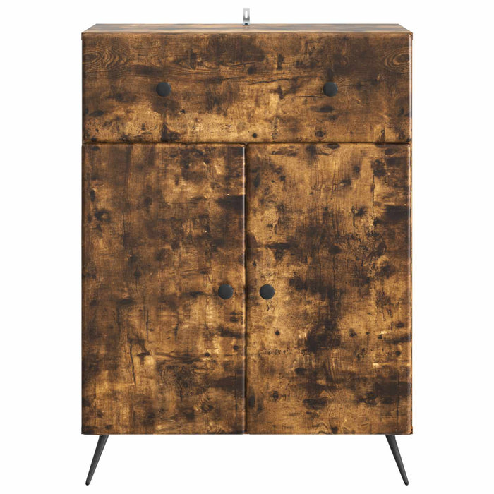 Bufet cu sertar Stejar fumuriu 66 x 34,5 x 90 cm Lemn prelucrat - WALTI WALTI