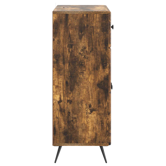 Bufet cu sertar Stejar fumuriu 66 x 34,5 x 90 cm Lemn prelucrat - WALTI WALTI