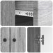 Bufet cu sertar Sonoma gri 66 x 34,5 x 90 cm Lemn prelucrat - WALTI WALTI