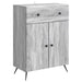 Bufet cu sertar Sonoma gri 66 x 34,5 x 90 cm Lemn prelucrat - WALTI WALTI