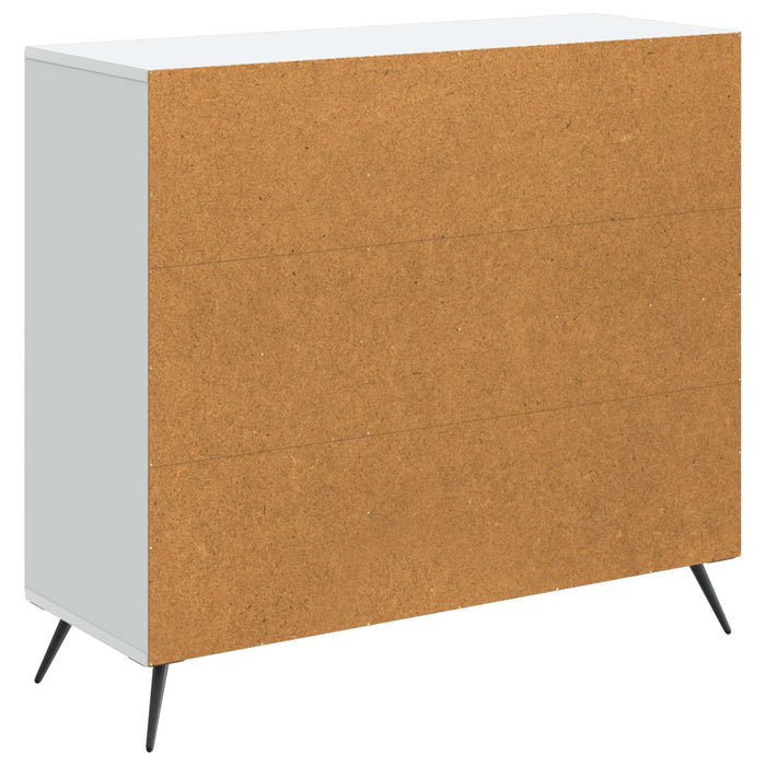 Bufet Alb 89 x 34,5 x 80 cm Lemn prelucrat - WALTI WALTI