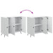 Bufet Alb 89 x 34,5 x 80 cm Lemn prelucrat - WALTI WALTI