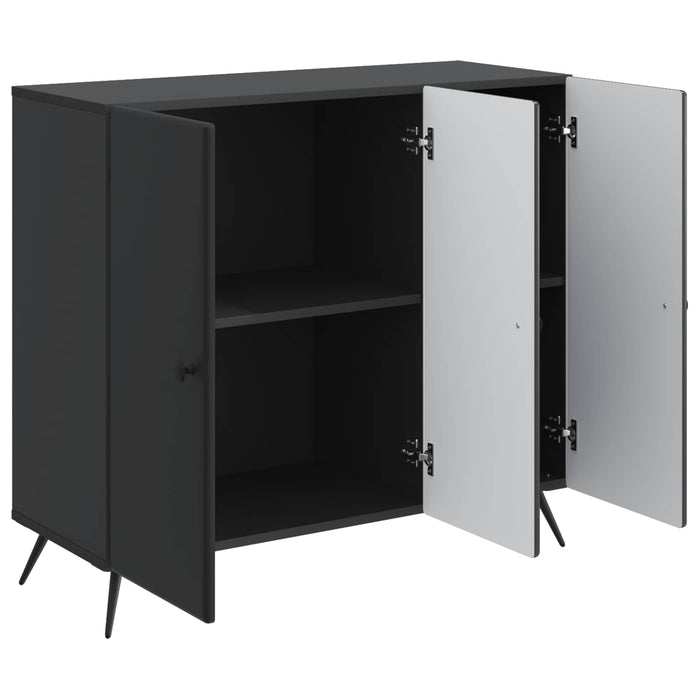 Bufet Negru 89 x 34,5 x 80 cm Lemn prelucrat - WALTI WALTI