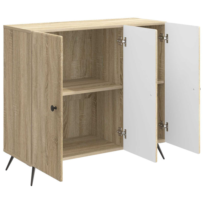 Bufet Stejar Sonoma 89 x 34,5 x 80 cm Lemn prelucrat - WALTI WALTI