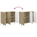 Bufet Stejar Sonoma 89 x 34,5 x 80 cm Lemn prelucrat - WALTI WALTI