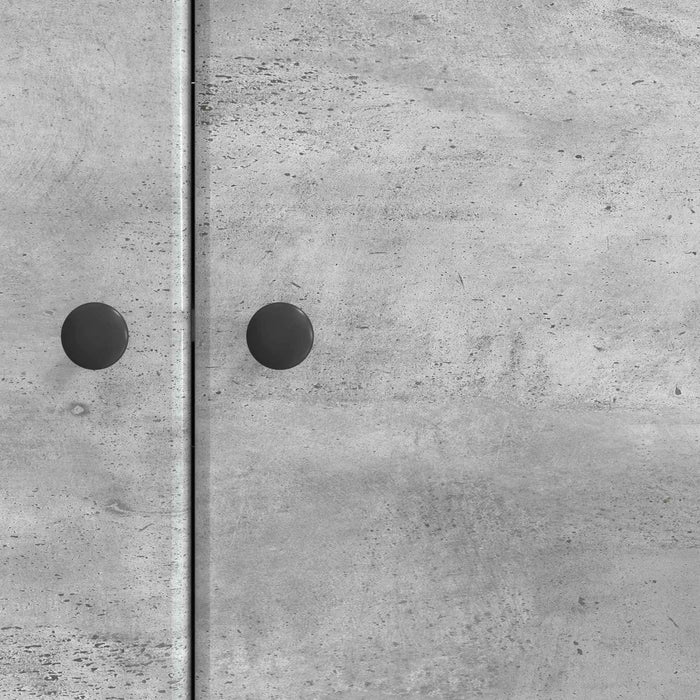 Bufet Gri Beton 89 x 34,5 x 80 cm Lemn prelucrat - WALTI WALTI