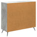 Bufet Gri Beton 89 x 34,5 x 80 cm Lemn prelucrat - WALTI WALTI