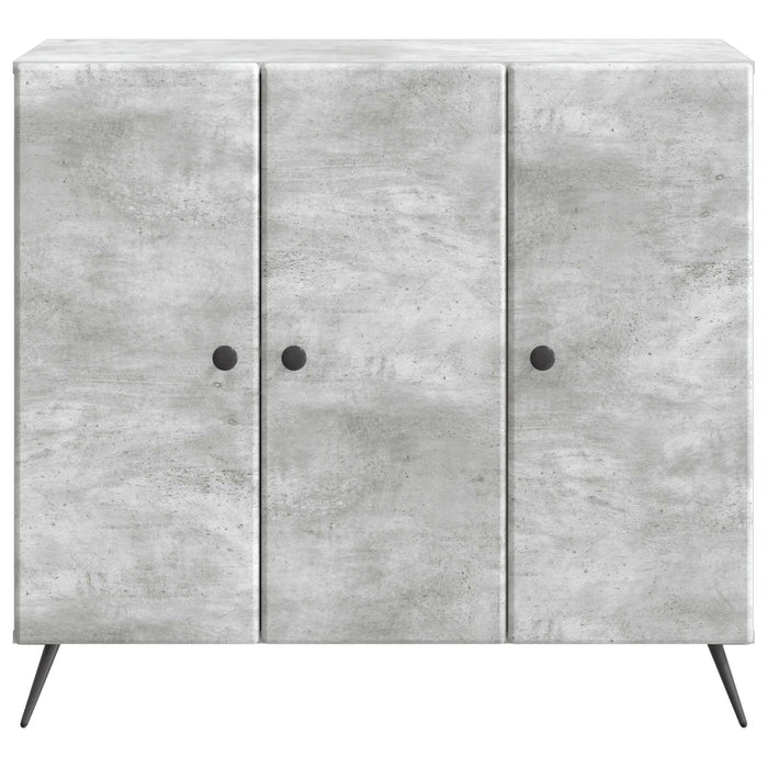 Bufet Gri Beton 89 x 34,5 x 80 cm Lemn prelucrat - WALTI WALTI