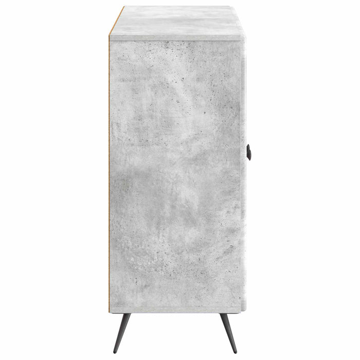 Bufet Gri Beton 89 x 34,5 x 80 cm Lemn prelucrat - WALTI WALTI