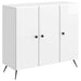 Bufet Alb foarte lucios 89 x 34,5 x 80 cm Lemn prelucrat - WALTI WALTI
