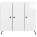 Bufet Alb foarte lucios 89 x 34,5 x 80 cm Lemn prelucrat - WALTI WALTI