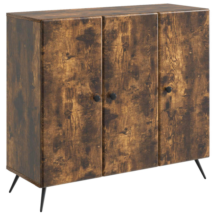 Bufet Stejar fumuriu 89 x 34,5 x 80 cm Lemn prelucrat - WALTI WALTI