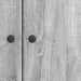Bufet Sonoma gri 89 x 34,5 x 80 cm Lemn prelucrat - WALTI WALTI