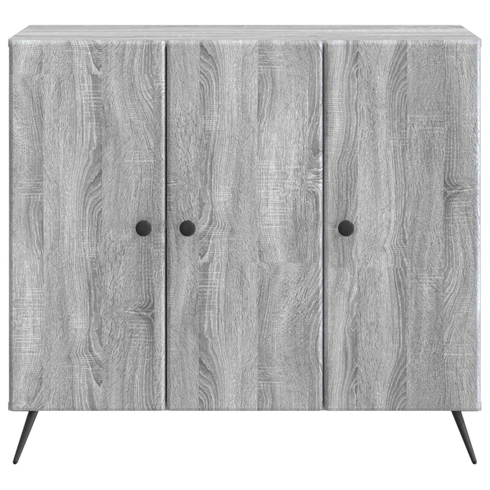Bufet Sonoma gri 89 x 34,5 x 80 cm Lemn prelucrat - WALTI WALTI