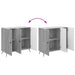 Bufet Sonoma gri 89 x 34,5 x 80 cm Lemn prelucrat - WALTI WALTI
