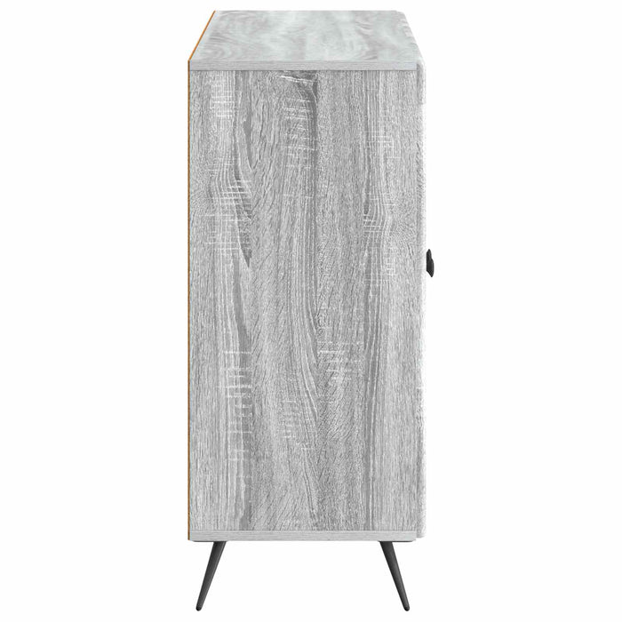 Bufet Sonoma gri 89 x 34,5 x 80 cm Lemn prelucrat - WALTI WALTI