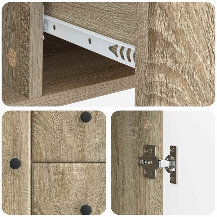 Bufet cu sertar Stejar Sonoma 89 x 34,5 x 60 cm Lemn prelucrat - WALTI WALTI