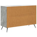 Bufet cu sertar Gri Beton 89 x 34,5 x 60 cm Lemn prelucrat - WALTI WALTI