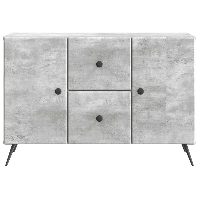 Bufet cu sertar Gri Beton 89 x 34,5 x 60 cm Lemn prelucrat - WALTI WALTI