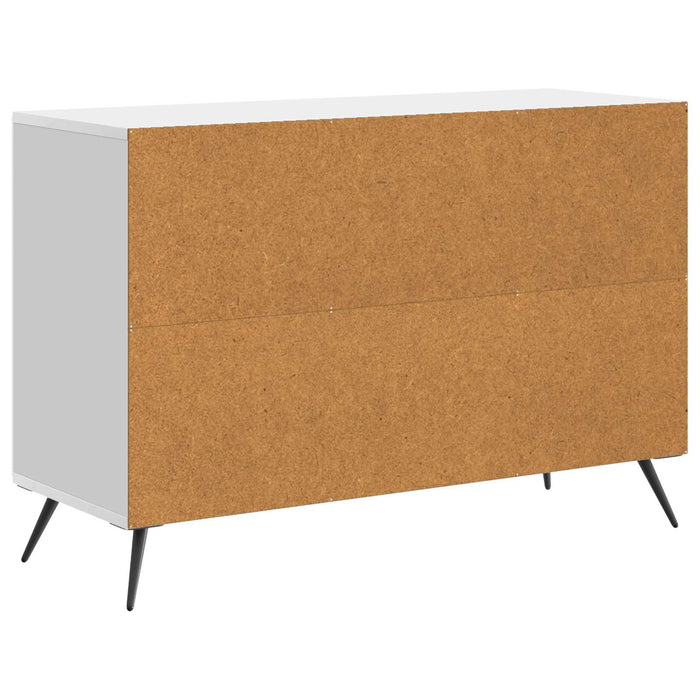 Bufet Alb foarte lucios 89 x 34,5 x 60 cm Lemn prelucrat - WALTI WALTI